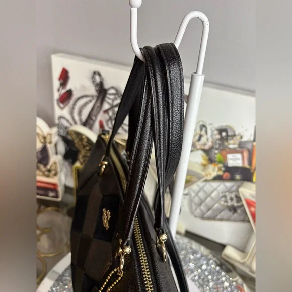 Coach 2015 Prairie Patchwork Satchel Bag EUC - Picture 9 of 14